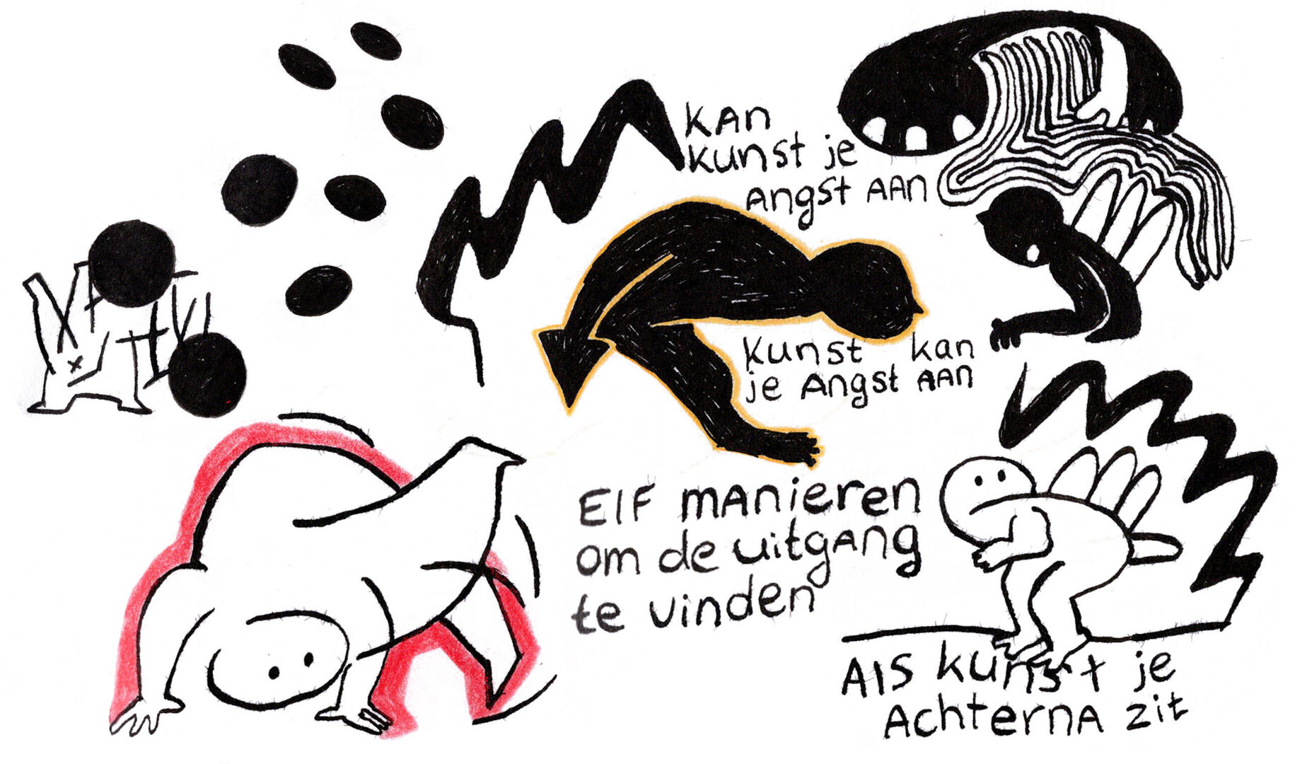 Elf manieren om de uitgang te vinden als kunst je achterna zit