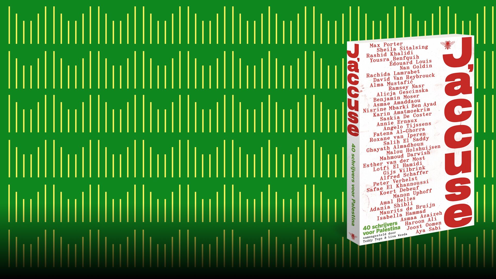 ILFU en Uitgeverij De Bezige Bij J’accuse – een benefiet voor Palestina | ma 8 dec