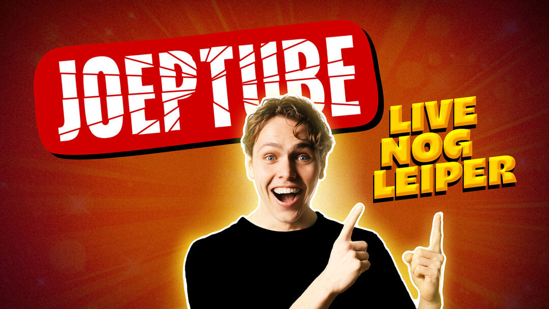 Jongen wijst naar de tekst Live Nog Leiper