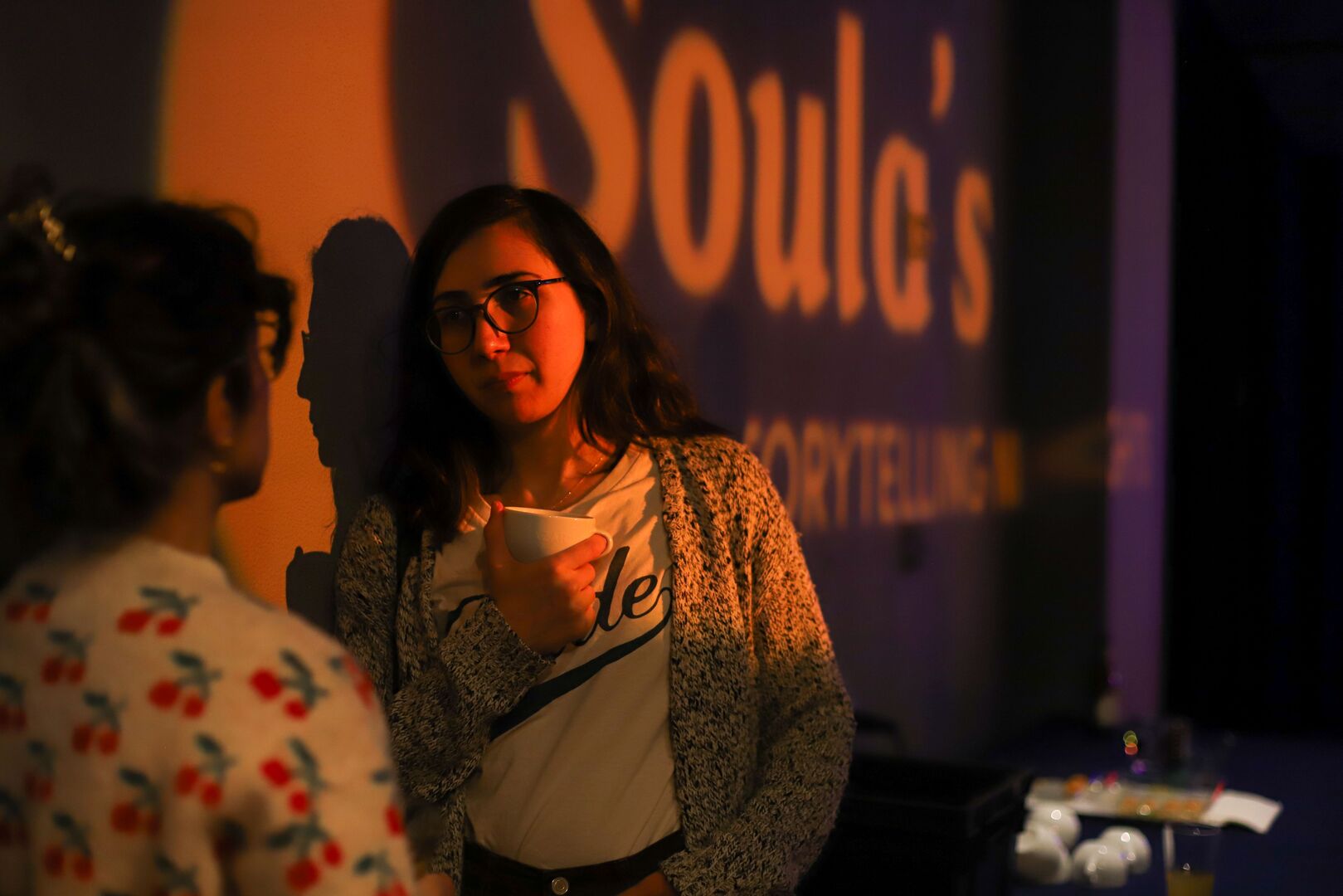 Publiek bij een Soula storytelling night
