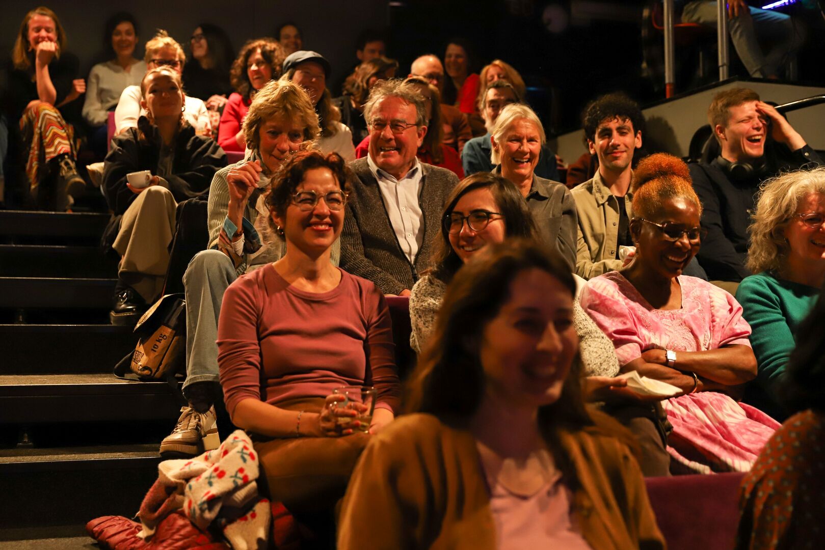 Publiek bij een Soula storytelling night